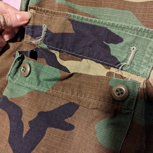 Camo Green Army Jacket - Picture 2 of 6